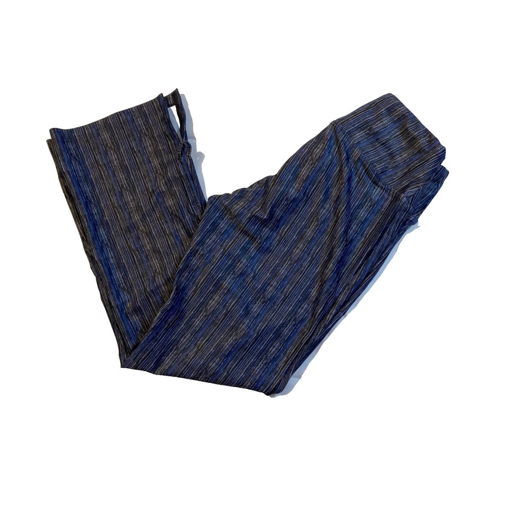 New BZees blue capri Athletic‎ Pants Seams Like Magic Leggings Womens size S